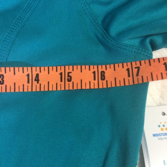 ⭐️ Old Navy Teal Active Wear 3/4 Zip Hoodie with Pockets - Picture 8 of 13
